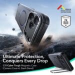 ESR Cyber Kickstand MagSafe Black Kryt iPhone 17 Pro