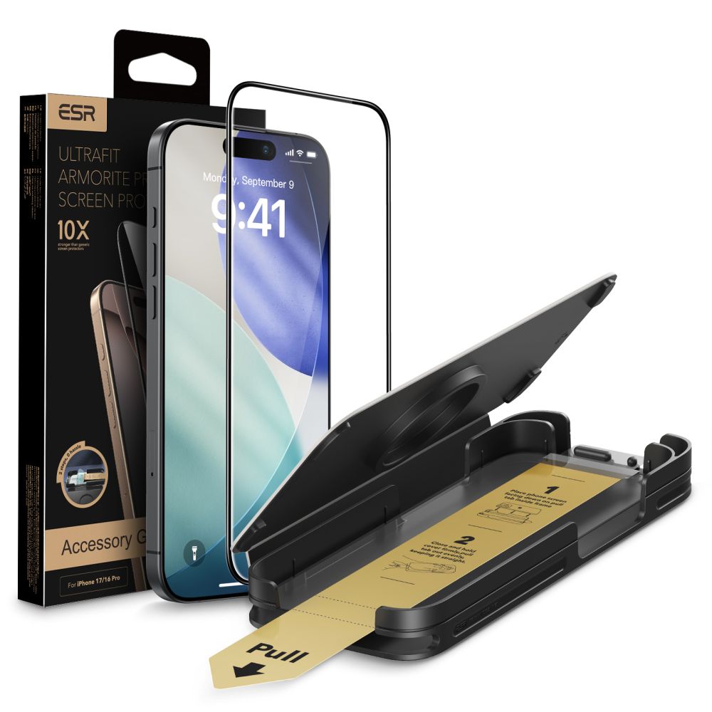ESR Ultrafit Armorite Pro Tempered Glass Clear iPhone 17 Pro