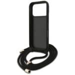 Guess 4G Big Logo Cord Stap Crossbody Black Kryt iPhone 17 Pro Max