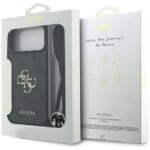 Guess 4G Big Logo Cord Stap Crossbody Black Kryt iPhone 17 Pro Max