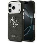 Guess 4G Big 4G Classic Logo Black Silver Kryt iPhone 17 Pro Max