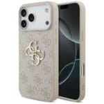 Guess 4G Big Logo Max Pink Kryt iPhone 17 Pro