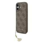 Guess 4G Charm Tone on Tone Brown Kryt iPhone 17