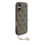 Guess 4G Charm Tone on Tone Brown Kryt iPhone 17