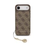 Guess 4G Charm Tone on Tone Brown Kryt iPhone 17 Air