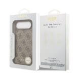 Guess 4G Charm Tone on Tone Brown Kryt iPhone 17 Air