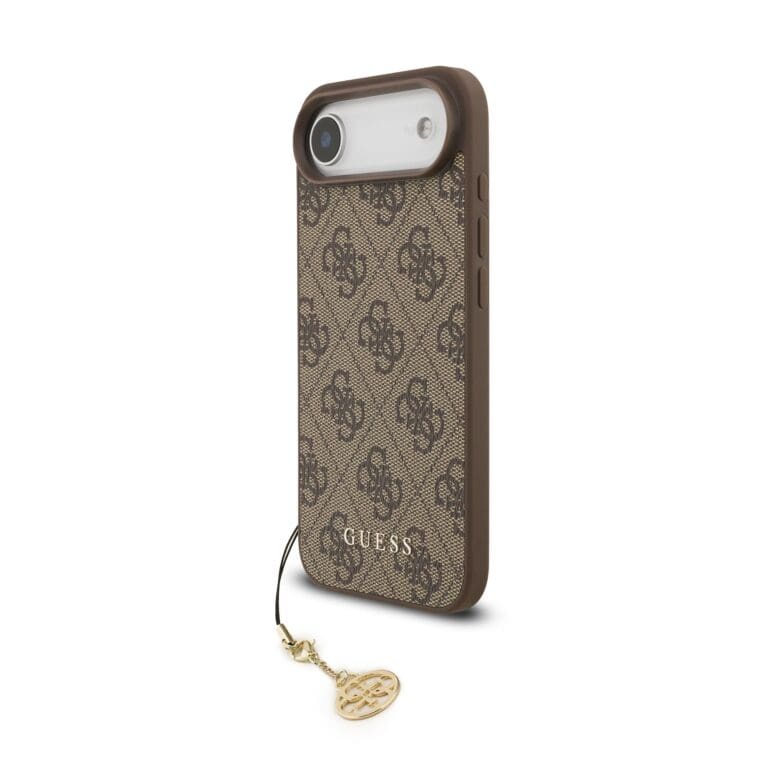 Guess 4G Charm Tone on Tone Brown Kryt iPhone 17 Air