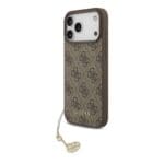 Guess 4G Charm Tone on Tone Brown Kryt iPhone 17 Pro Max