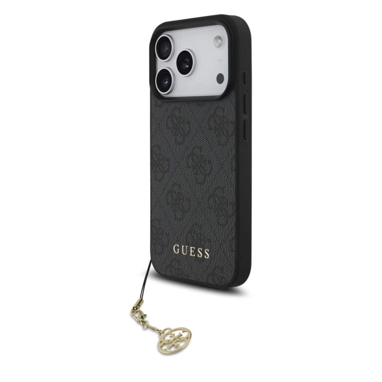Guess 4G Charm Tone on Tone Grey Kryt iPhone 17 Pro