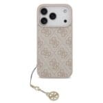 Guess 4G Charm Tone on Tone Pink Kryt iPhone 17 Pro