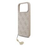 Guess 4G Charm Tone on Tone Pink Kryt iPhone 17 Pro Max