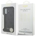 Guess 4G Charms Collection MagSafe Black Kryt iPhone 17