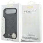 Guess 4G Charms Collection MagSafe Black Kryt iPhone 17 Air