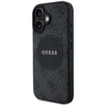 Guess 4G Circle Classic Logo MagSafe Black Kryt iPhone 16
