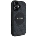 Guess 4G Circle Classic Logo MagSafe Black Kryt iPhone 16