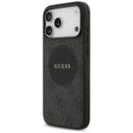 Guess 4G Circle Classic Logo MagSafe Black Kryt iPhone 17 Pro Max