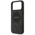 Guess 4G Circle Classic Logo MagSafe Black Kryt iPhone 17 Pro Max