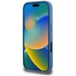 Guess 4G Circle Classic Logo MagSafe Blue Kryt iPhone 16 Pro