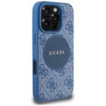 Guess 4G Circle Classic Logo MagSafe Blue Kryt iPhone 16 Pro Max