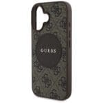 Guess 4G Circle Classic Logo MagSafe Brown Kryt iPhone 16