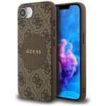 Guess 4G Circle Classic Logo MagSafe Brown Kryt iPhone 16e