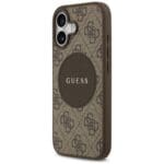 Guess 4G Circle Classic Logo MagSafe Brown Kryt iPhone 17