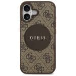 Guess 4G Circle Classic Logo MagSafe Brown Kryt iPhone 17