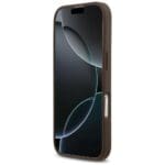 Guess 4G Circle Classic Logo MagSafe Brown Kryt iPhone 17