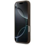 Guess 4G Circle Classic Logo MagSafe Brown Kryt iPhone 17 Pro