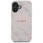 Guess 4G Circle Classic Logo MagSafe Pink Kryt iPhone 16