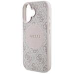 Guess 4G Circle Classic Logo MagSafe Pink Kryt iPhone 16