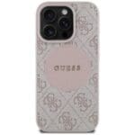 Guess 4G Circle Classic Logo MagSafe Pink Kryt iPhone 16 Pro