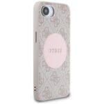 Guess 4G Circle Classic Logo MagSafe Pink Kryt iPhone 16e