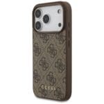 Guess 4G Classic Brown Kryt iPhone 17 Pro
