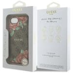 Guess 4G Flowers Print MagSafe Brown Kryt iPhone 16e