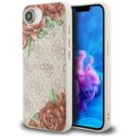 Guess 4G Flowers Print MagSafe Pink Kryt iPhone 16e