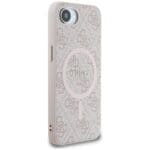 Guess 4G Ring Classic Logo MagSafe Pink Kryt iPhone 16e