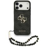 Guess 4G Strap 4G Classic Logo Black Kryt iPhone 17 Pro Max