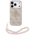 Guess 4G Strap 4G Classic Logo Pink Kryt iPhone 17 Pro