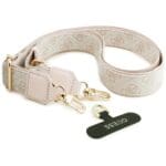 Guess 4G Strass Logo & Big Strap Metal Buttons MagSafe Pink Kryt iPhone 17 Pro