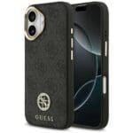 Guess 4G Strass Logo MagSafe Black Kryt iPhone 17