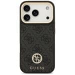 Guess 4G Strass Logo MagSafe Black Kryt iPhone 17 Pro