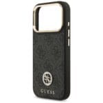 Guess 4G Strass Logo MagSafe Black Kryt iPhone 17 Pro