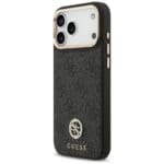 Guess 4G Strass Logo MagSafe Black Kryt iPhone 17 Pro Max