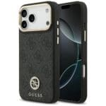Guess 4G Strass Logo MagSafe Black Kryt iPhone 17 Pro Max