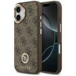 Guess 4G Strass Logo MagSafe Brown Kryt iPhone 17