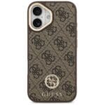 Guess 4G Strass Logo MagSafe Brown Kryt iPhone 17