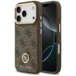 Guess 4G Strass Logo MagSafe Brown Kryt iPhone 17 Pro