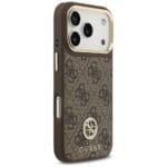 Guess 4G Strass Logo MagSafe Brown Kryt iPhone 17 Pro