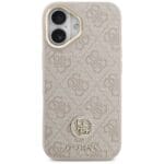 Guess 4G Strass Logo MagSafe Pink Kryt iPhone 17